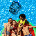 Vimily S1 Cordless Pool Robot Vacuum, Robotic Pool Rechargeable Cleaner for Above Ground & In-Ground Swimming Flat Pools, Lasts 120 Mins, Automatic Self-Parking & Obstacle Avoidance