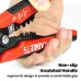 [EU Direct]KAIWEETS KWS-103 Multifunctional Wire Stripper 10-24AWG Stripping 10-22AWG Crimping Adjustable Stopper TPR Handle
