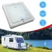 12V LED Interior Roof Light Thin Design Warm White 9W Low Energy Consumption Camper Van Caravan Bus Boat Dome Light