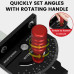 ENJOYWOOD Woodworking M1 Pro Angle Miter Gauge with Extended Fence for Table Saw Router Table Precision Angle Setting Gauge for Wood Cutting Sawing