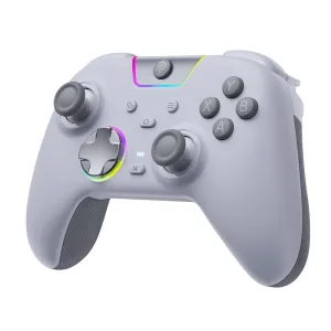 EasySMX X05pro Tri-mode Gaming Controller with Dual Hall Triggers RGB Effects Joystick Gamepad Four-zone Vibration Feedback 1KHz Polling Rate 1000mAh Video Game Controller