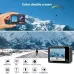 AUSEK 4K WiFi Action Camera Photography Sports Camera Waterproof HD Dual Screen Wifi Remote Control Outdoor Shooting Cycling Skiing Underwater Camera