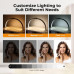 Janolia Half Moon Light for Nail Desk 29In Nail Tech Lamp Nail Table Light 7 Color Modes 10 Brightness for Tattoo/Eyelashes/Nail/Spa/Salon/Makeup
