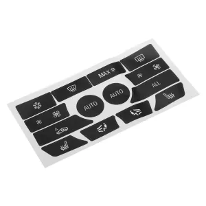 Dash Climate Control Car Stereo Panel Button Repair Decal Kit For BMW 5 Series 09-15