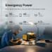 PYS-PEI 300W/600W/1000W 299.5Wh/655Wh/1024Wh Outdoors Portable Power Station with Flashlight Digital Display Backup Lithium Battery Power Supply with AC/DC/USB/PD Type-C Outlet Generator for RV Camping Traveling Emergency