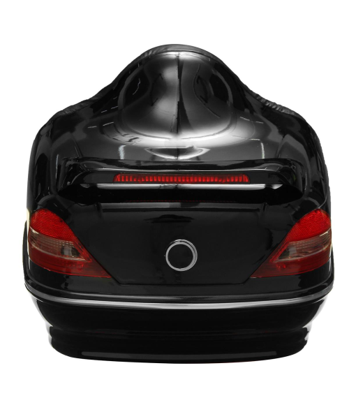 26L Motorcycle Trunk Tail Box with Taillight Black For Harley Honda Yamaha Suzuki Vulcan Cruiser