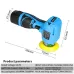 BAONUO Cordless Car Polisher Portable High Speed 16.8V Battery Powerd Waxing Rust Removal Grinding Polishing Machine Scratch Repair Waxing Tools