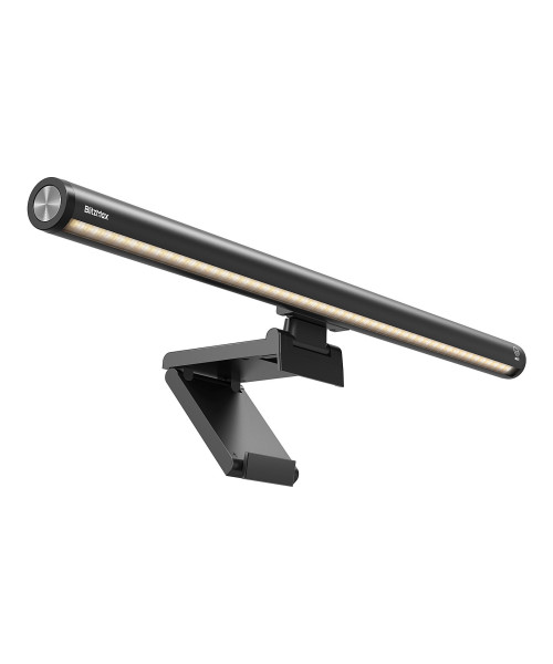 BlitzMax BM-RS1 Monitor Light Bar LED Screen Light Bar Stepless Dimming Monitor Lamp Computer Monitor Lamp for Desk Office Home Game No Screen Glare/Touch Control/Space Saving/USB Powered