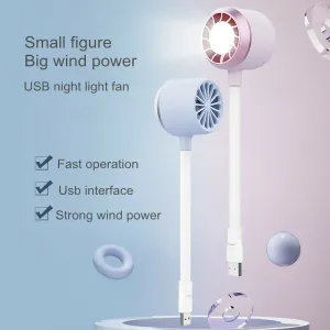 Handheld Fan Usb Rechargeable Silent Cooling Power Bank Mini Play Plug Fans Summer Wireless Outdoors for Travel