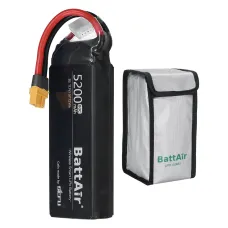 ISDT BattAir 11.1V 5200mAh 80C 3S Second Generation Smart Lipo Battery XT60 Support APP Control for RC Car