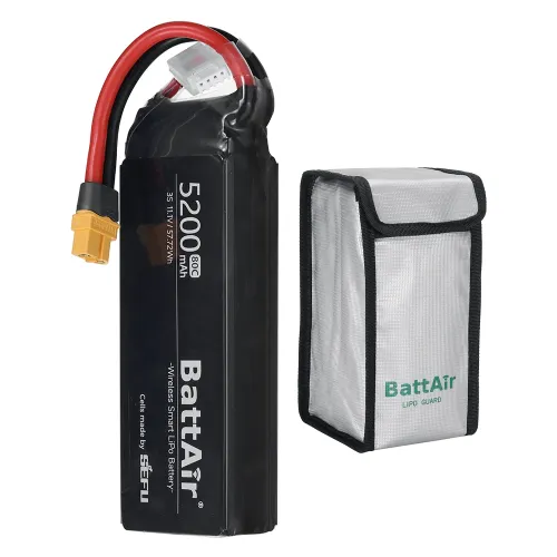 [EU/USA Direct]ISDT BattAir 11.1V 5200mAh 80C 3S Second Generation Smart Lipo Battery XT60 Support APP Control for RC Car