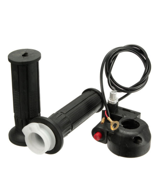 22mm 7/8Inch Throttle Twist Grip Cable Ignition Kill Off Switch Mini Moto Dirt Bike