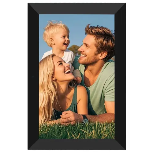 1003L 10" IPS Digital Picture Frame 1280x800 HD Photo Video Player Remote Control Calendar Clock Plug-and-Play SD/USB Wall Mount Home Decor Gift for Family