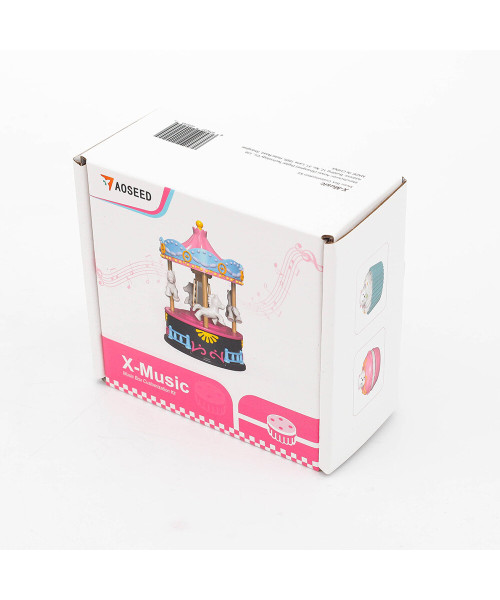 AOSEED X-Music Toy Creation Kit 3D Printed Music Box Assembly Set High-Quality Plastic Metal Components 8 Pieces for X-Maker DIY Projects