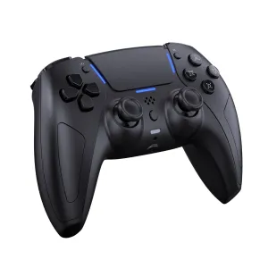 JYS JYS-P5148Pro PS5 Wireless bluetooth Controller Dual Mode 6-Axis Motion Dual Vibration Gamepad with Hall Joysticks LED Light Bar Built-in Speaker Rechargeable Gaming Controller for PS5 PC Android iOS Multi-Platform