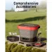 KAIWEETS Portable Electric Pressure Washer 220PSI Rechargeable 12L Tank Cordless Power Washer Type-C Charging 16FT Hose Waterproof 5 in 1 Nozzle Camping Patio Pet Bike Cleaning