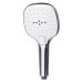 6Pcs Rainfall Shower Head Combo Setting Large Angle-adjustable Shower Set Square Round Water-saving Pressurized Top Spray