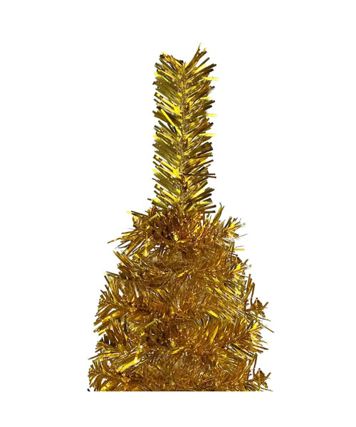 1.5m Artificial Christmas Tree with 150 LEDs, Easy Assembly Christmas Tree with Metal Stand and 265 Tips Decor for Home, Office, Party, Holiday Indoor Outdoor Decoration