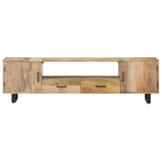 TV Cabinet 63"x11.8"x17.7" Solid Mango Wood