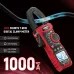 KAIWEETS HT208F Inrush Digital Clamp Meter True-RMS 1000A AC/DC Current 1000V AC/DC Voltage Frequency Resistance Capacitance Continuity Temperature NCV VFD LoZ