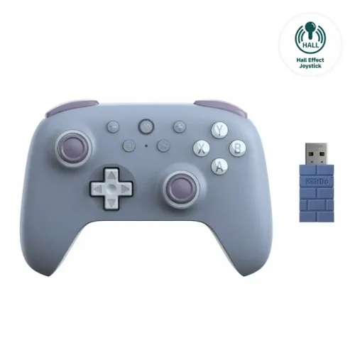 8Bitdo Ultimate 2C 2.4G Wireless Game Controller with 1000Hz Polling Rate Hall Effect Joysticks and Hall Triggers and Remappable L4/R4 Bumpers for Windows PC Android Steam