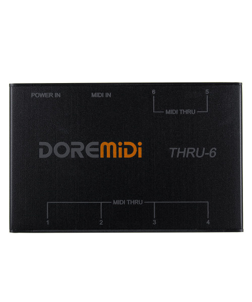 DOREMiDi THRU-6 MIDI Interfaces Controller THRU 6 Thru Box Controller Adapter Converter 1 Input and 6 Output