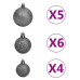 1.5m Artificial Christmas Tree with 150 LEDs, Easy Assembly Christmas Tree with Metal Stand and 265 Tips Decor for Home, Office, Party, Holiday Indoor Outdoor Decoration