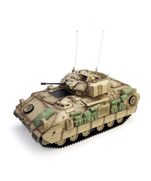 COOLBANK Model Bladeli M2A2 1/16 2.4G RC Main Battle Tank Smoke Sound Recoil Shooting LED Light Simulated Vehicles Models RTR Toys