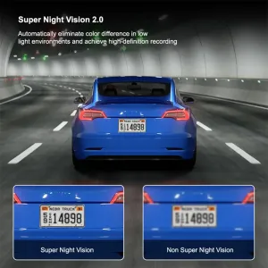 3 Lens Car Dash Cam Front Inside Rear Lens Car Driving Recorder HD 1080P Rear Camera Night Vision Dual-Angle Car DVR Driving Video Recorder