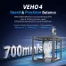 TRONXY VEHO 4 3D Printer 400x400x400mm Build Volume 700mm/s Print Speed 36 Point Auto Leveling Klipper Firmware 7-inch Touchscreen FDM 3D Printer