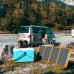 Gofort TSP 18V 100W Foldable Solar Panel Charger with DC Type C QC3.0 Output Charge for Portable Power Station RV Road Trip Camping TSP18V100W