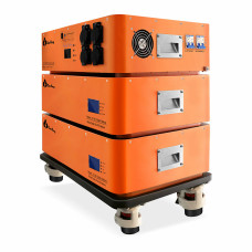 Cloudenergy 48V 300Ah 15.36Kwh Stackable LiFePO4 Battery with 6kw Inverter 60A MTTP 10 Year Lifetime Perfect for Monitor RV, Solar, Energy Storage, Overland, Off-Grid CL48-S2