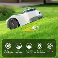 N1000 Robotic Lawn Mower 0.75 Acres ASA Material Virtual Boundary RTK GPS AI Navigation Multi Zone App Control Adjustable Cutting Height Obstacle Avoidance Quiet Operation Waterproof Design