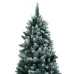 Artificial Christmas Tree,Xmas Pine Tree with 150 LEDs, Easy Assembly Christmas Tree with Metal Stand and 950 Tips Decor for Home,Office,Party,Holiday Indoor Outdoor Decoration
