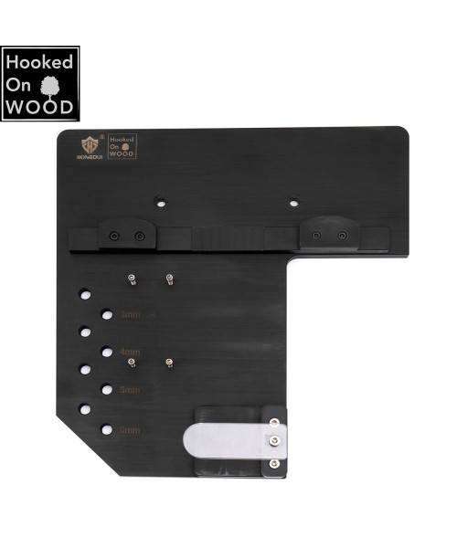 HONGDUI Ruler Stand For Hooked On Wood MT-2465 PRO Scriber Sturdy Acrylic/Bakelite Wall-mounted For Easy Storage