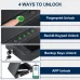 Smart Fingerprint Safe with Tuya App 29cm x 19cm x 6.3cm Iron Construction Alarm System Secure Storage Advanced Biometric Lock