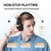 1MORE SonoFlow Pro HQ51 Wireless ANC Headphone bluetooth Headset QuietMax Intelligent Noise Cancelling AI Call Noise Reduction 40mm Diamond Dynamic Driver Hi-Res Audio Lossless 100H Battery Life Low Delay Gaming Headset Headphones