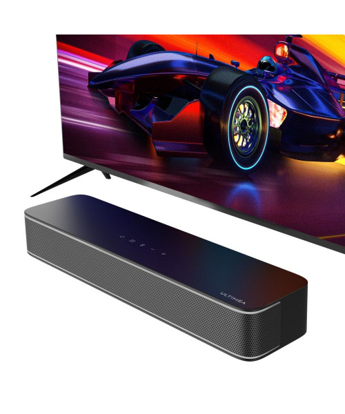 Refurbished ULTIMEA Solo B30 Pro Soundbar 120W 2.1 Channel Soundbar bluetooth Built-in 3-inch Subwoofer BassMX Technology 121 Preset EQ Matrices Wall-mounted Speaker Subwoofer with Remote Control
