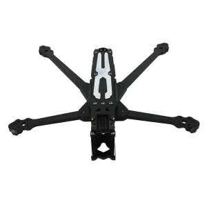 DeepSpace ROC7 322mm Wheelbase 7 Inch 6S Carbon Fiber Frame Kit Compatible with DJI O4 Pro RC FPV Racing Drones