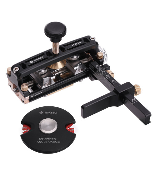 HONGDUI HD29 Honing Guide Woodworking Sharpening System Chisel Sharpening Kit Fits Planer Blades