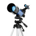 AOMEKIE AO2002 400/70mm Refractor Adult Astronomical Telescope with Phone Adapter Adjustable Tripod and Finder for Beginners and Amateurs to Observe the Moon AO2002