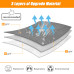TVIRD 4 Packs 90L Large Storage Bags Clothes Organizer Storage Two-way zipper Two handles Front PVC transparent material Single capacity