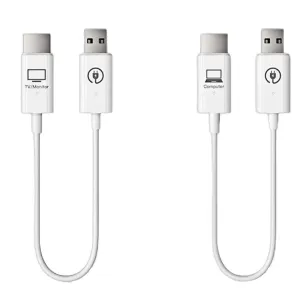 Measy AM18051 Wireless HD Extender Kit 1080P@60Hz Screen Mirroring Dual Band 2.4G 5G WiFi 50m Range Plug and Play Miracast Airplays USB Powered