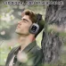 AKZ MAX600 Wireless Headset Bluetooth Headphones HiFi Bass Driver 3D Stereo Low Latancy Digital Display Screen Headset
