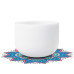 432Hz CVNC 8" A/B/C/D/F/G Note Frosted Crystal Singing Bowl Sound Healing Yoga