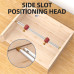 ENJOYWOOD 3 In 1 Modular Bar Gauge Bar Clamping Positioning Compass Tool Woodworking Scribe Circle Drawing Ruler for for Inside Corner / Outside Measurements