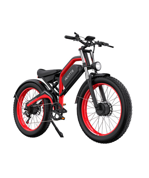 DUOTTS N26 Electric Bike 48V 20Ah Battery 750W*2 Dual Motors 26*4.0inch Fat Tires 80-100KM Max Mileage 150KG Max Load Electric Bicycle