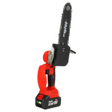 Mensela CS-L3 8Inch Cordless Brushless Electric Chain Saw W/ 4Ah Battery Rechargeable Chainsaw for Tree Trimming Branch Wood Cutting Woodworking Tool