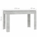 Dining Table Concrete Gray 47.2"x23.6"x29.9" Chipboard