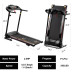 Bominfit JK1609A Folding Treadmill 2.5HP Motor 12km/h Max Speed 120kg Weight Capacity 14 inch Running Belt bluetooth Music LED Display Installation-free Fitness for Home Gym Workouts